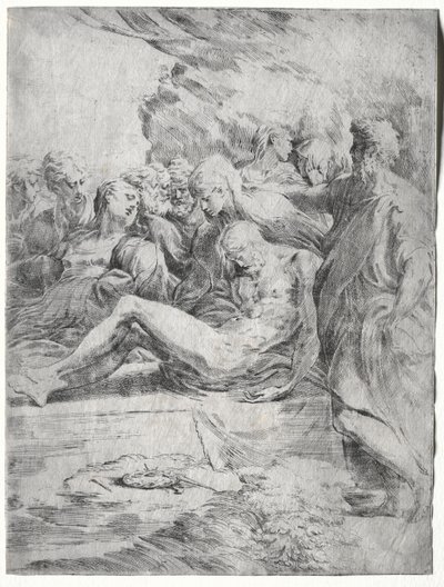 Die Grablegung von attributed to Asteas