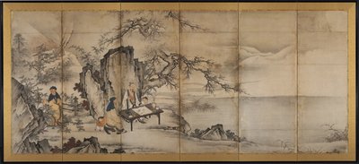 Die vier Errungenschaften von attributed to Kano Shōei