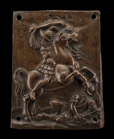 Reiter und Fußsoldat von called Riccio Andrea Briosco