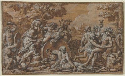 Bacchanal von circle of Pietro da Cortona
