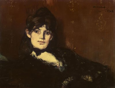 Berthe Morisot liegend von Édouard Manet