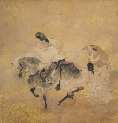 Überquerung bei Sano von studio of Tawaraya Sōtatsu