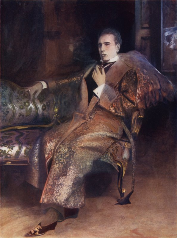 Mr William Gillette in Sherlock Holmes von English Photographer