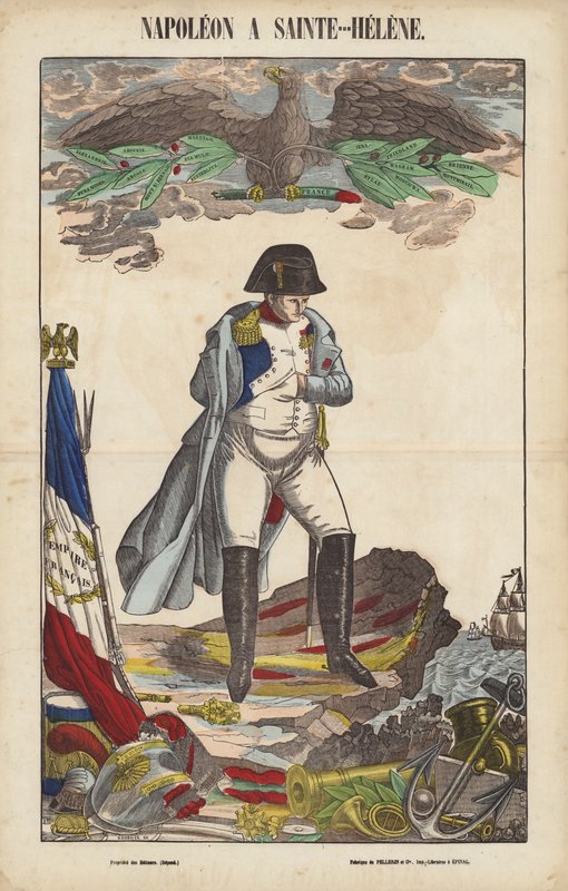 Napoleon auf St. Helena von French School
