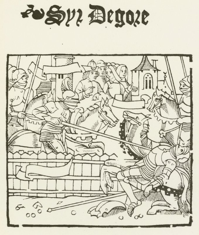 Sir Degore (Gravur) von (after) English School