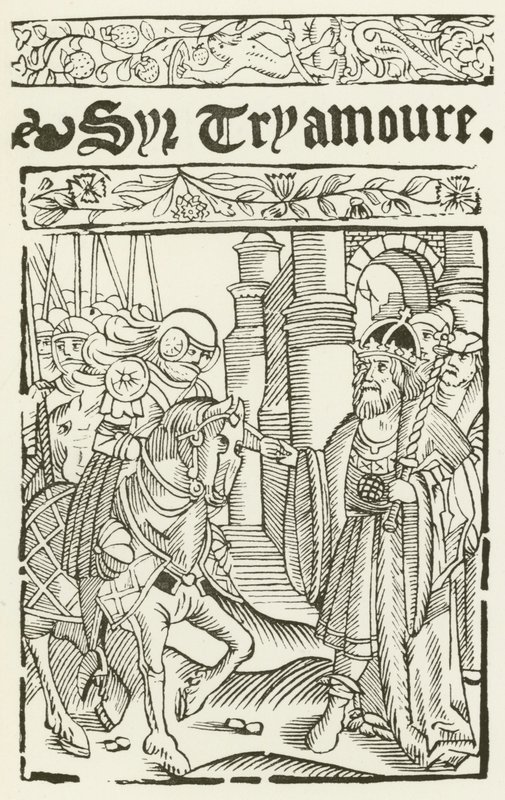 Sir Tryamoure (Gravur) von (after) English School