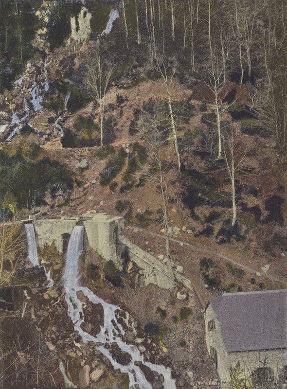 Cascade des Eaux Chaudes von (after) French Photographer