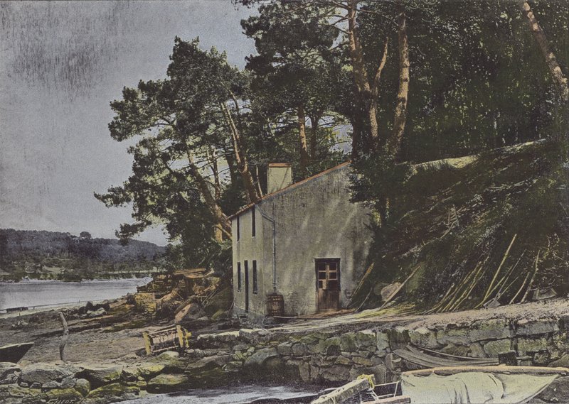 Der See, Auray (Farbfoto) von (after) French Photographer