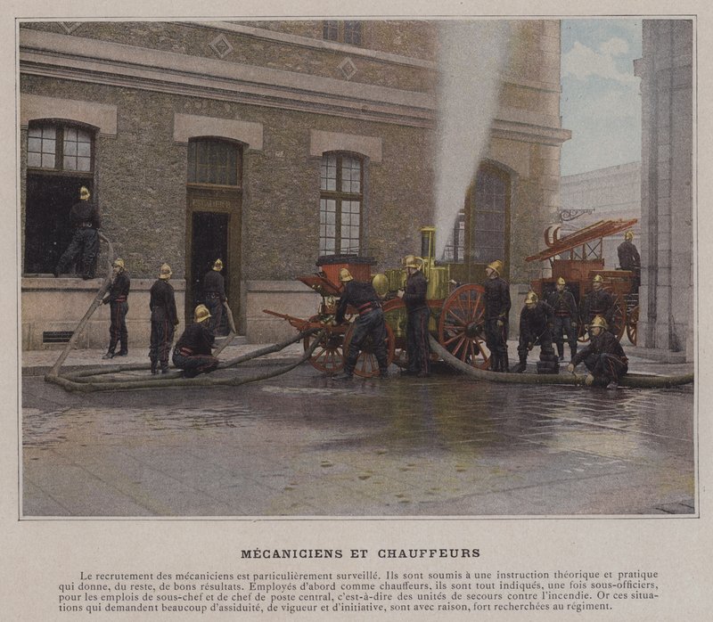 Mechaniker und Heizer von (after) French Photographer