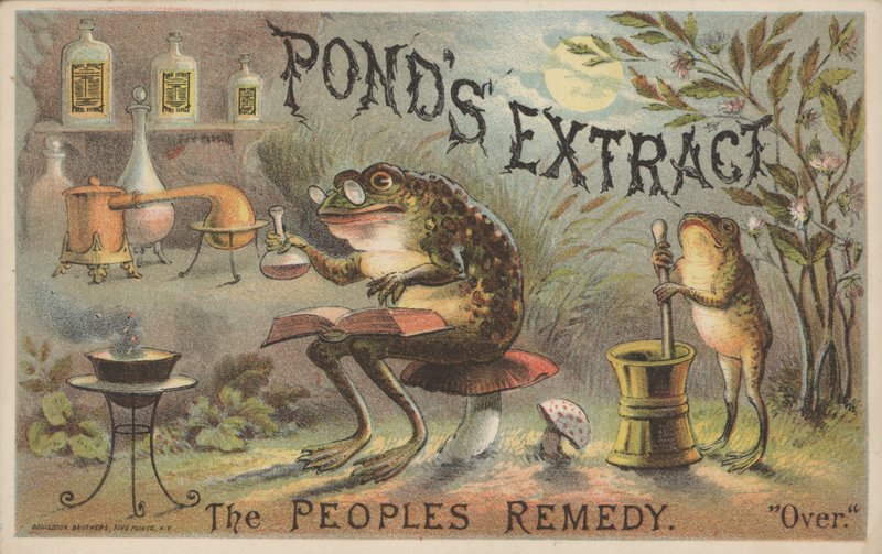 Werbung für Ponds Extract von American School