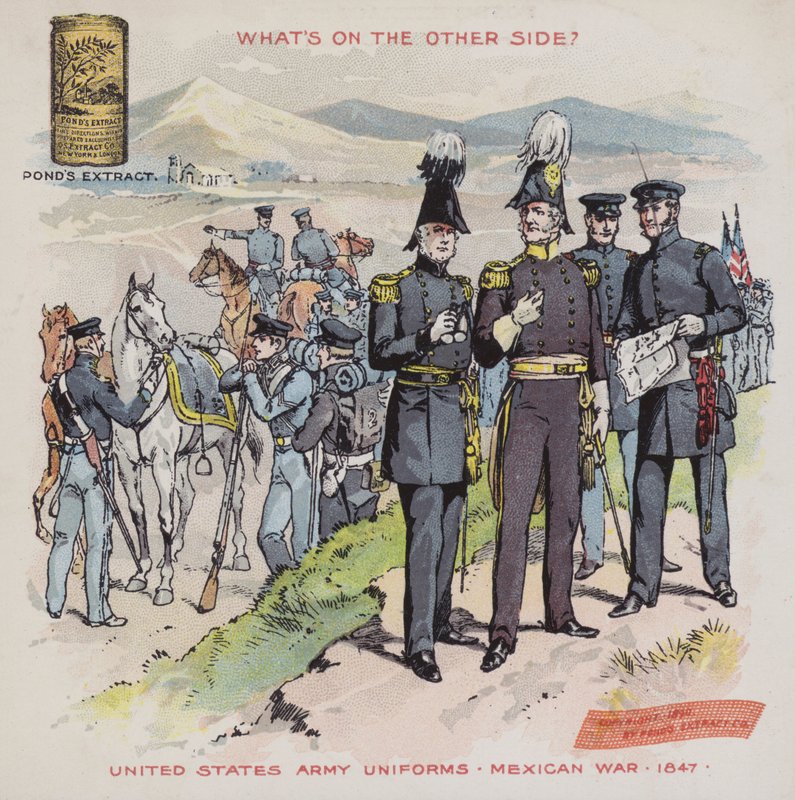 Uniformen der US-Armee, Mexikanischer Krieg, 1847 von American School