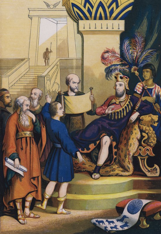 Joseph deutet den Traum des Pharao von English School