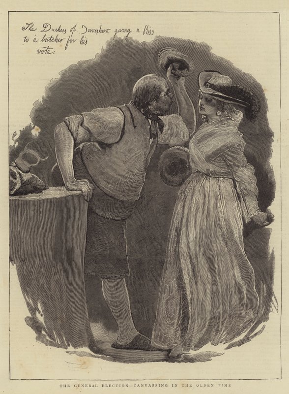 Die Generalwahl, Wahlkampf in alten Zeiten von English School