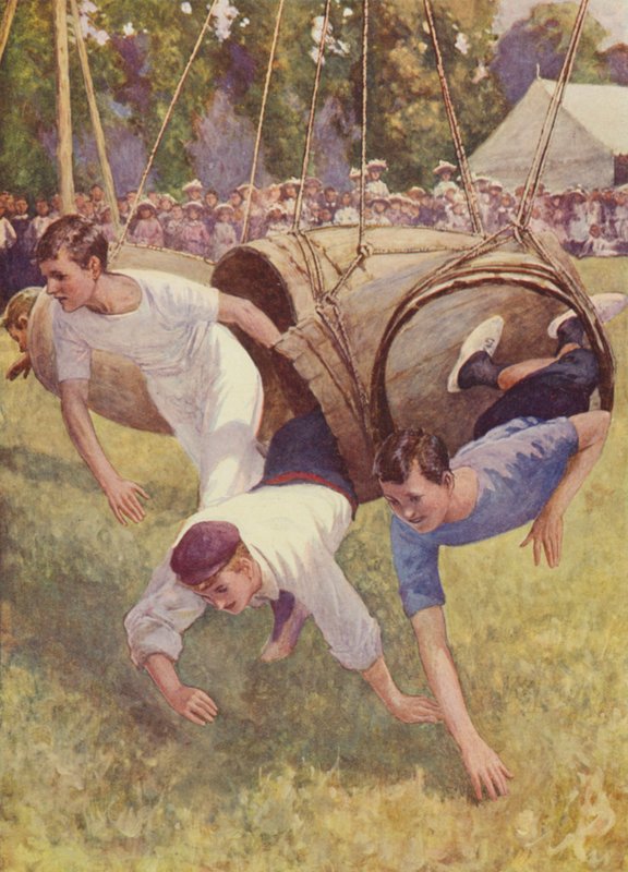 Das Hindernisrennen von English School