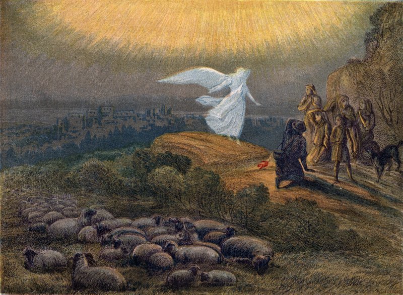 Die Hirten in Bethlehem von English School