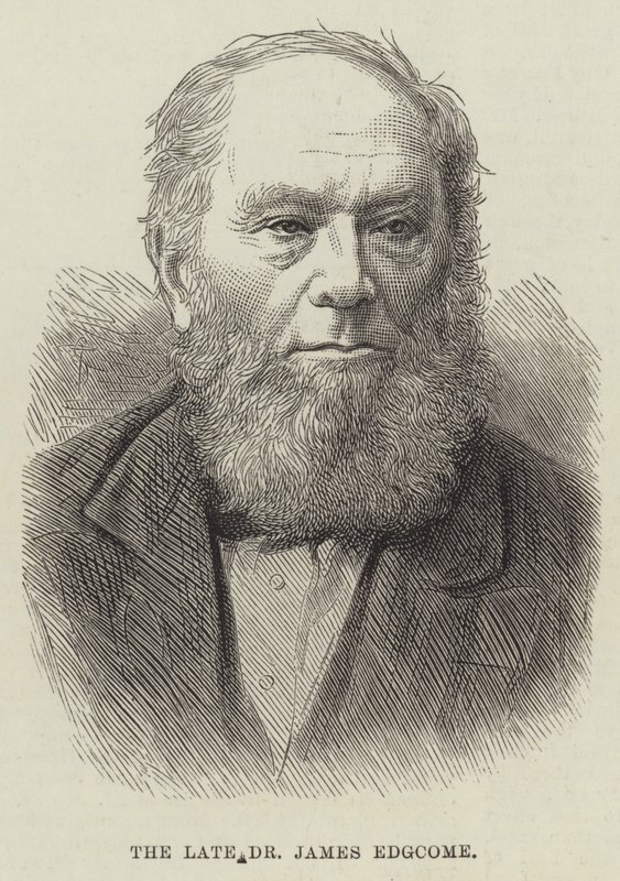 Der verstorbene Dr. James Edgcome von English School