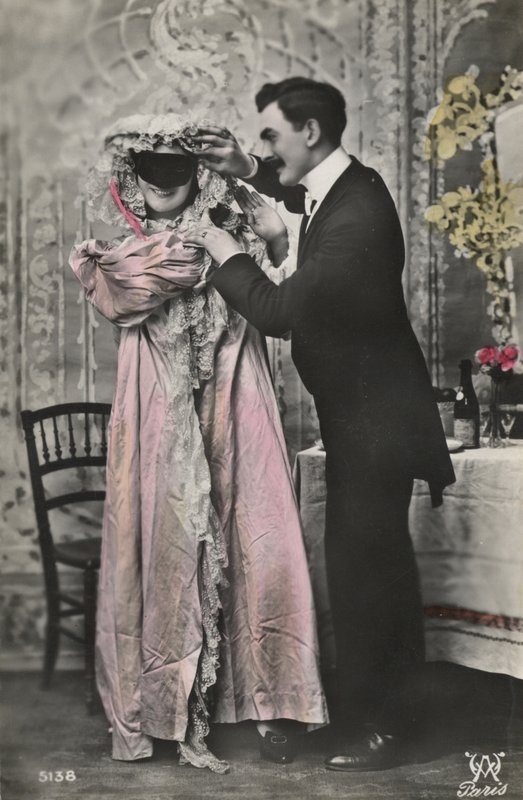 Flirtendes Paar von French Photographer