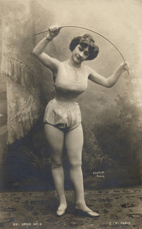 Mädchen mit einem Stock von French Photographer