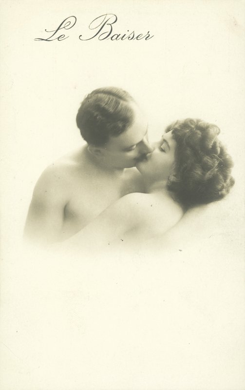 Küssendes Paar von French Photographer