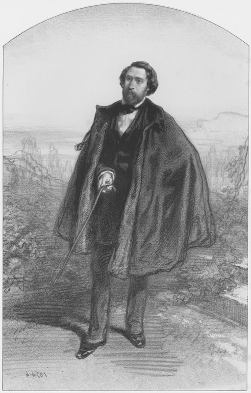 Alfred de Musset von French School