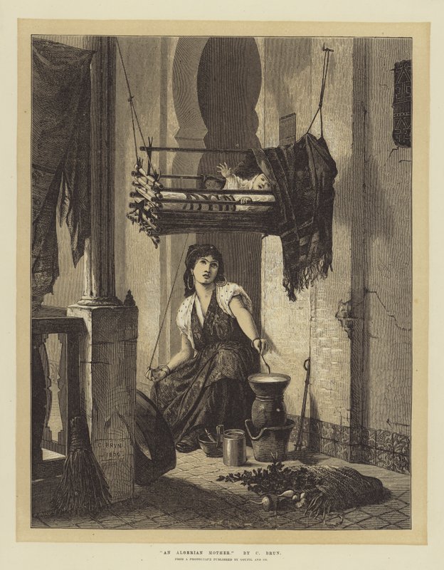 Eine algerische Mutter von French School