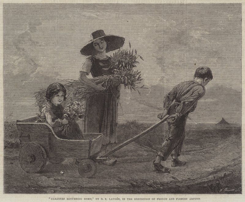 Heimkehrende Sammler von French School