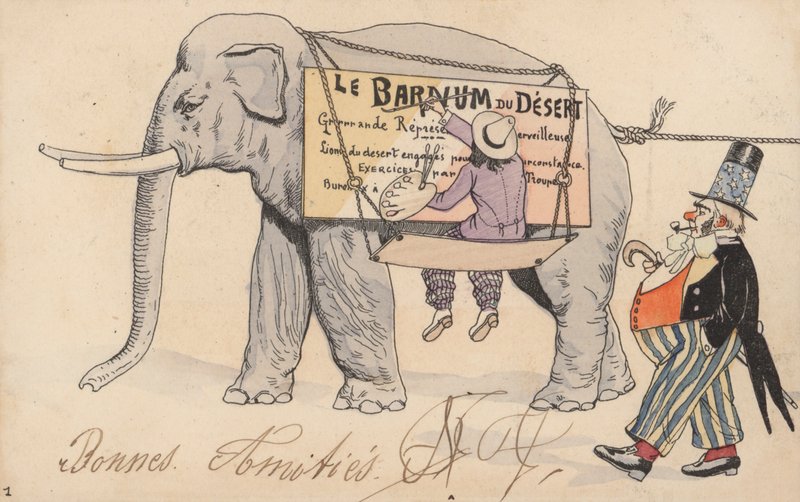 Der Barnum der Wüste von French School