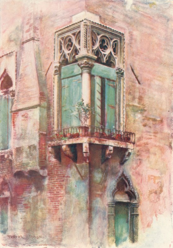Palazzo Priuli Eckfenster von A. Trevor Haddon