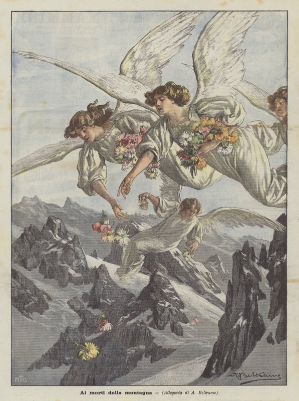 Den Toten des Berges von Achille Beltrame