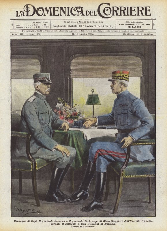 Treffen der Anführer von Achille Beltrame