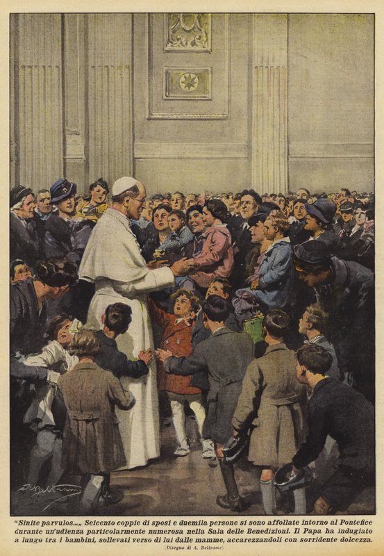 Sinite parvulos von Achille Beltrame