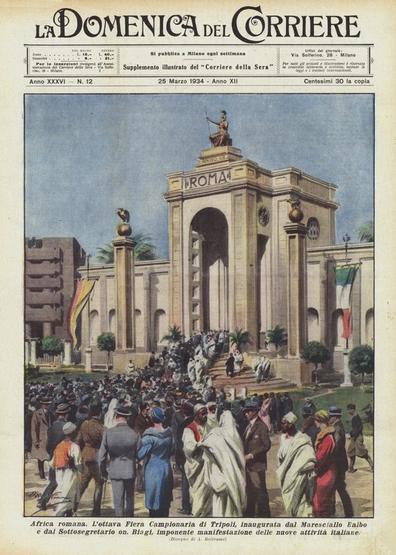 Römisches Afrika von Achille Beltrame