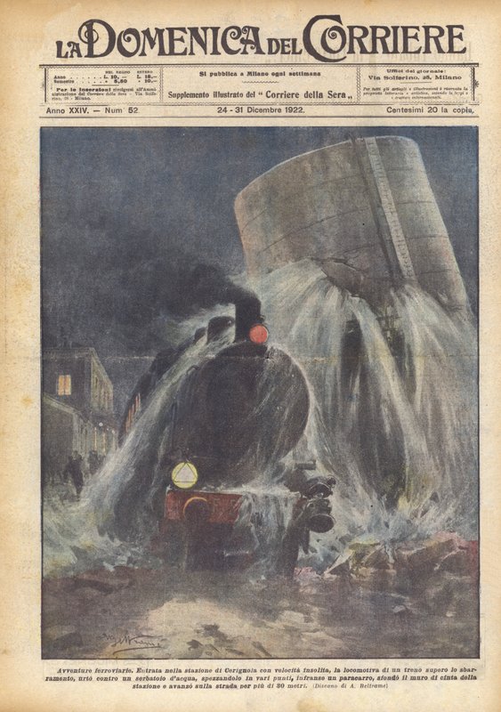 Eisenbahnabenteuer von Achille Beltrame