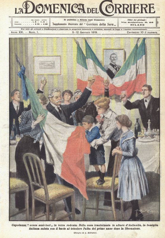 Neujahr von Achille Beltrame
