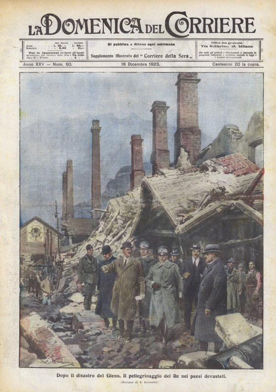 Nach der Gleno-Katastrophe von Achille Beltrame