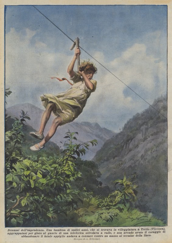Dramen der Unvorsichtigkeit von Achille Beltrame