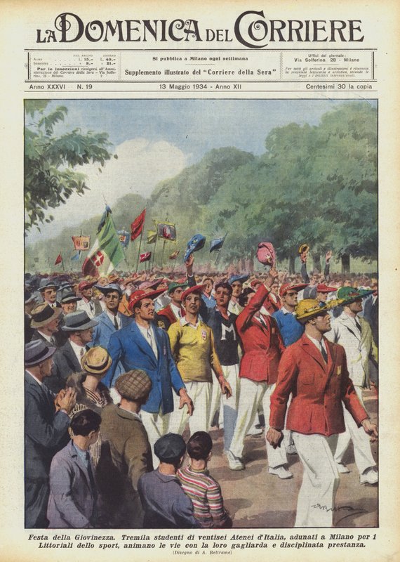 Fest der Jugend von Achille Beltrame