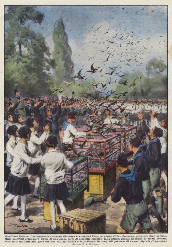 Italienische Freundlichkeit von Achille Beltrame