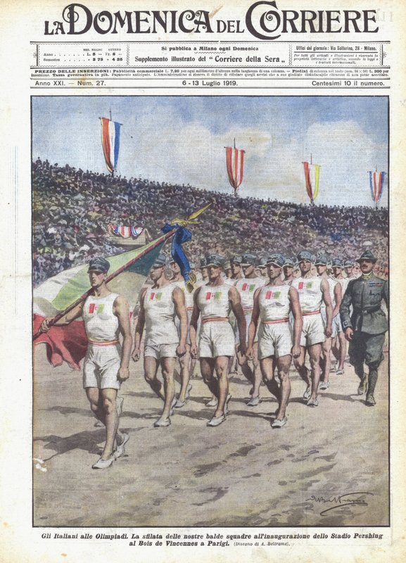 Die Italiener bei den Olympischen Spielen von Achille Beltrame