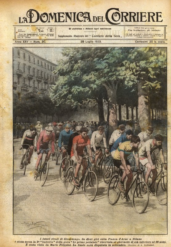Die zukünftigen Rivalen von Girardengo von Achille Beltrame