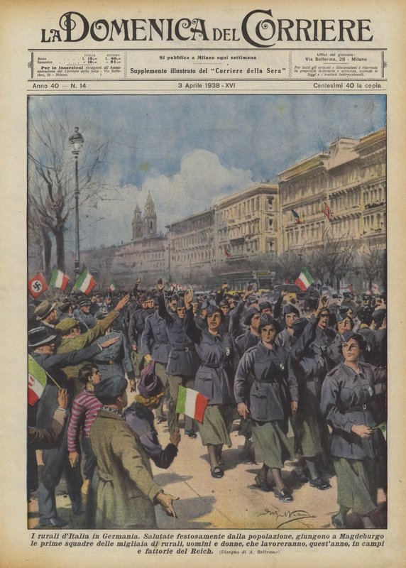 Die Landarbeiter Italiens in Deutschland von Achille Beltrame