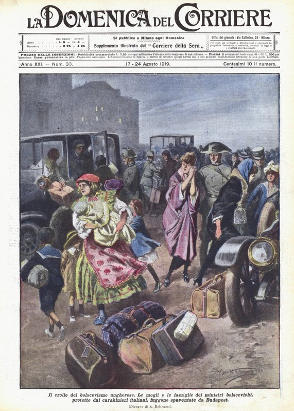 Der Zusammenbruch des ungarischen Bolschewismus von Achille Beltrame