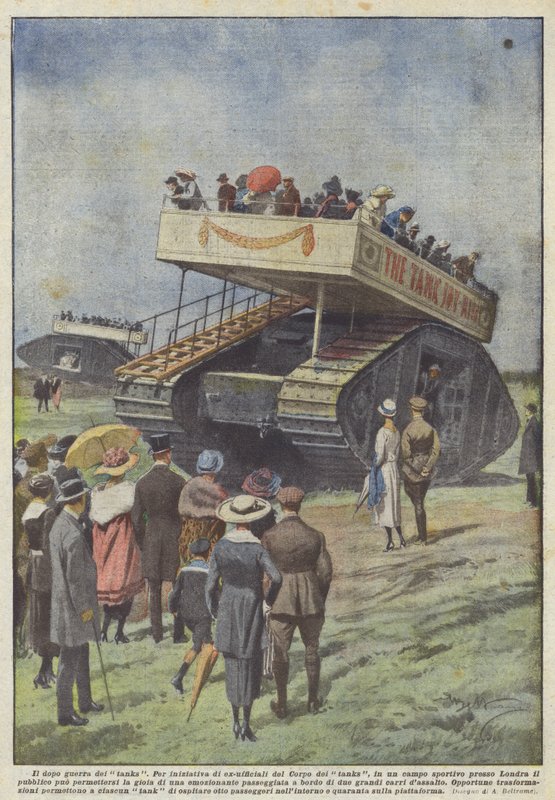 Die Nachkriegszeit der Panzer von Achille Beltrame