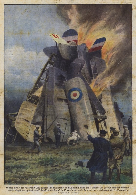 Das Feuer der Veteranenflügel von Achille Beltrame