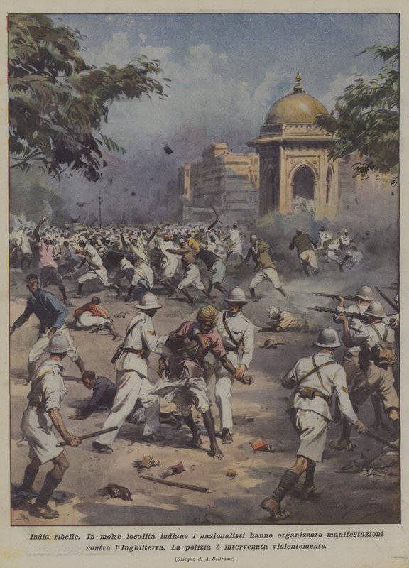 Rebellisches Indien von Achille Beltrame
