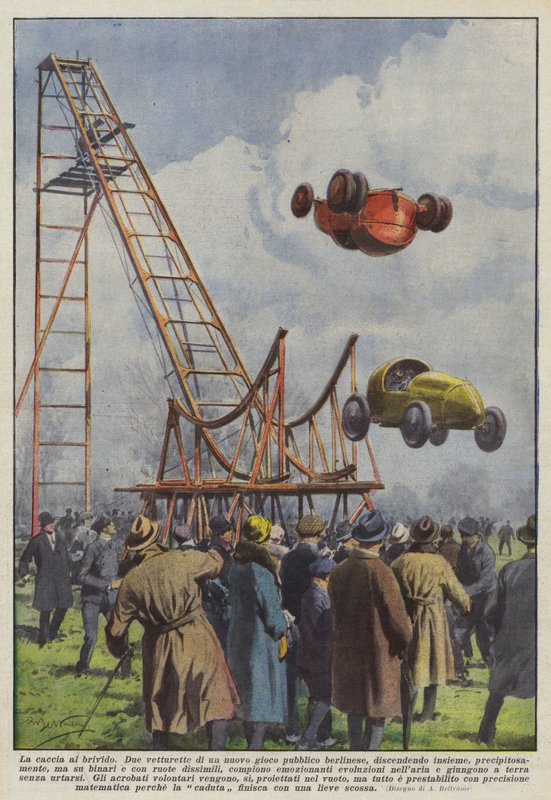 Die Jagd nach dem Nervenkitzel von Achille Beltrame