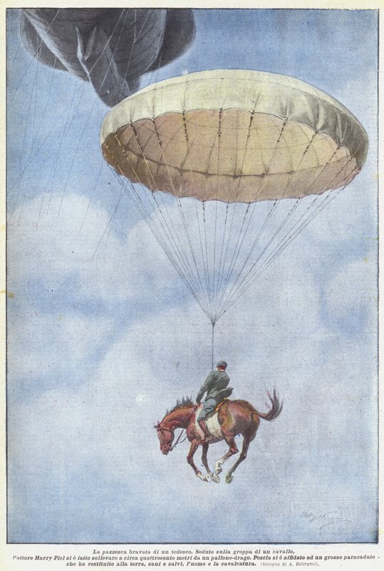 Die verrückte Tat eines Deutschen von Achille Beltrame
