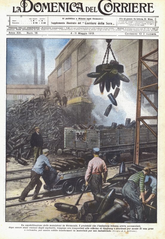 Die Demobilisierung der Munition in Deutschland von Achille Beltrame