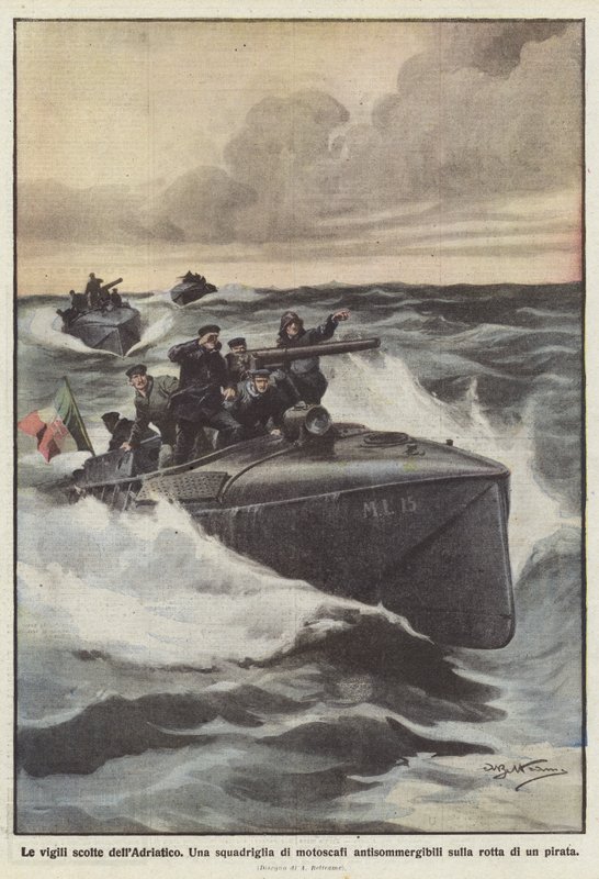 Die wachsamen Wachen der Adria von Achille Beltrame