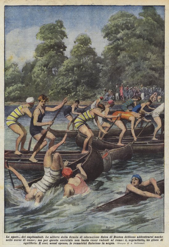 Der Sport? der Stürze von Achille Beltrame